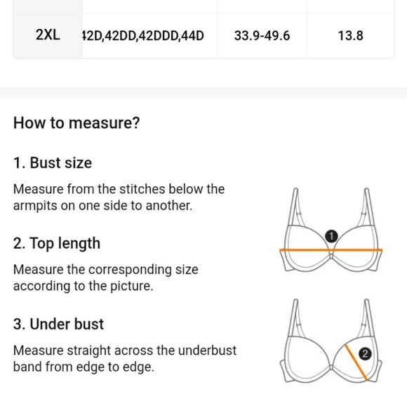 Black lace bralette plus size 2x 3x 4x available - Picture 6 of 6